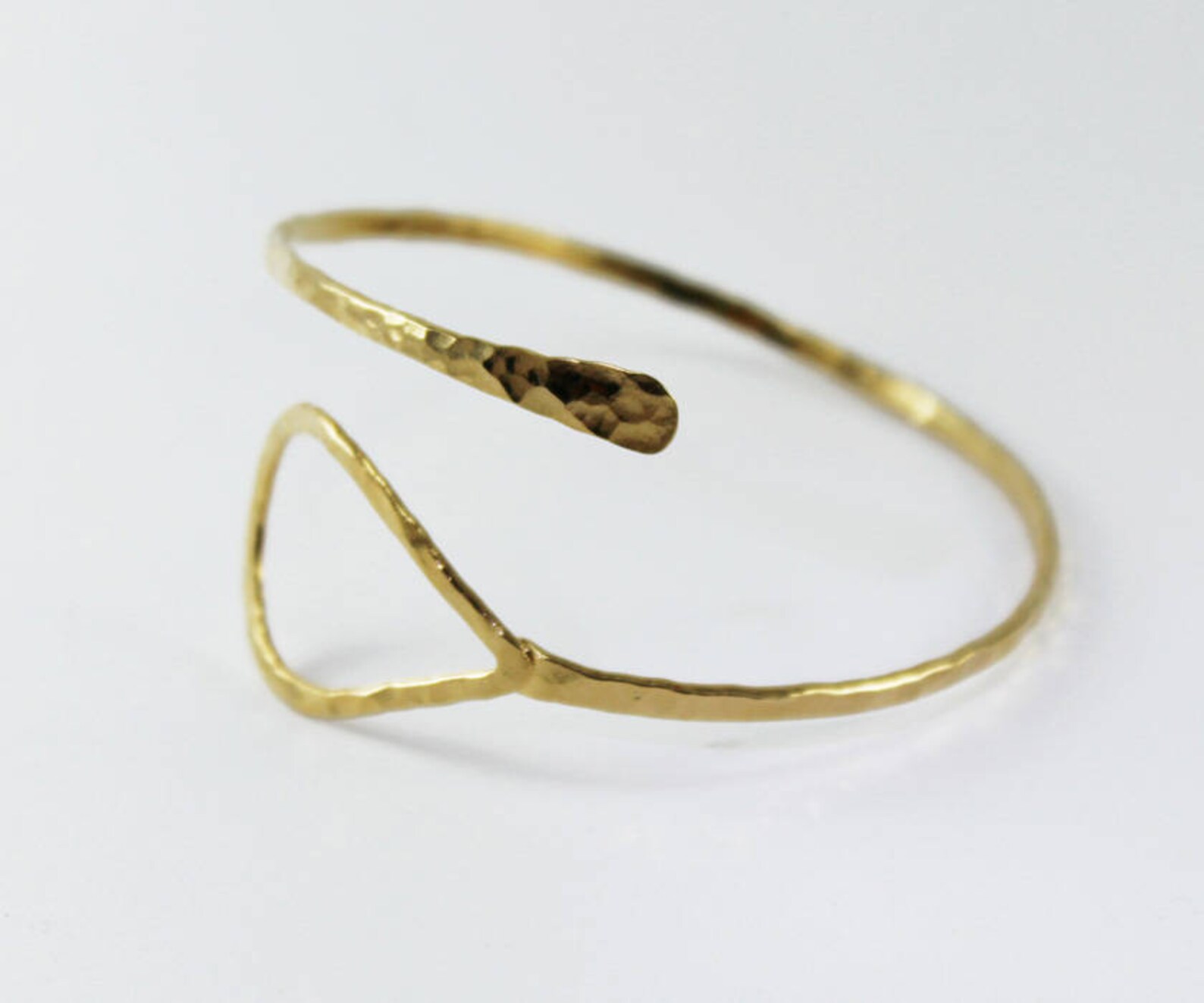 Gold Bangle Handmade Egyptian Cuff Bracelet Etsy