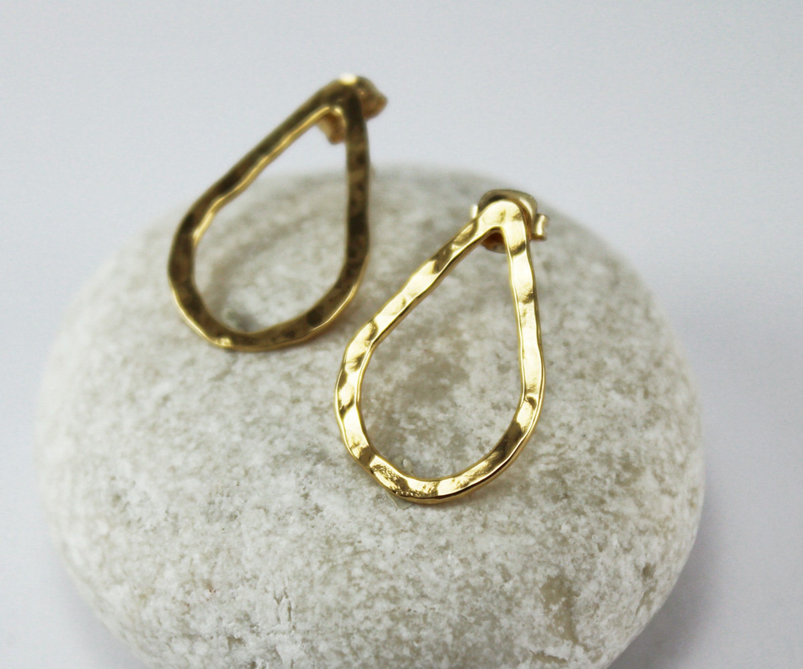 Drop Stud Earrings Gold Drop Earrings Drop Post Earrings - Etsy