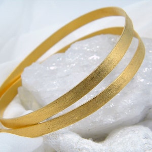 Gold bangle  Elegant bracelet handmade bracelet