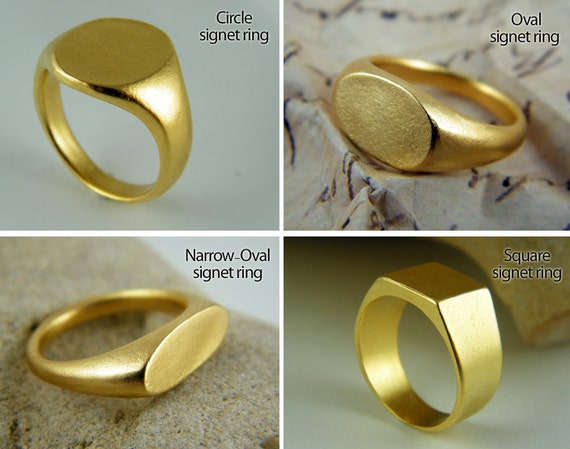 Types of hotsell signet rings
