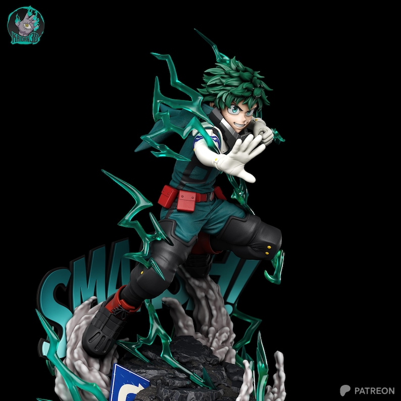 Izuku Midoriya (Deku) — My Hero Academia | 1/8 1/6 Scale Resin Figure | Unpainted or Hand-Painted | 3D Printed Fan Art | Collector Gift image 2