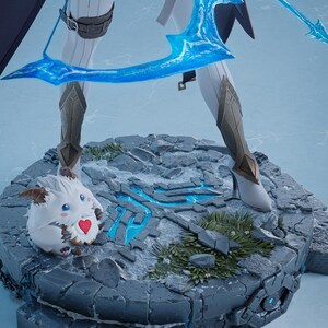 Ashe — League of Legends | 1/8 bis 1/6 Harz Figur | Unbemalt oder Handbemalt | 3D gedruckte Fan Art | Sammler Geschenk Bild 9