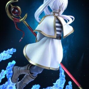 Frieren — Frieren : au-delà de la fin du voyage | Figurine en résine à l'échelle 1/8 1/6 | Non peint ou peint à la main | Fan art imprimé en 3D | Cadeau de collection image 8