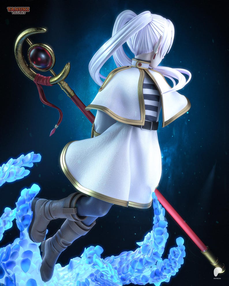 Frieren — Frieren : au-delà de la fin du voyage | Figurine en résine à l'échelle 1/8 1/6 | Non peint ou peint à la main | Fan art imprimé en 3D | Cadeau de collection image 8