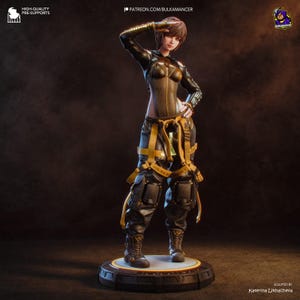 Lily Stellar Blade Resin Figure – 1/8 1/6 Scale 3D Printed Fan Art Statue | Collector Gift image 2
