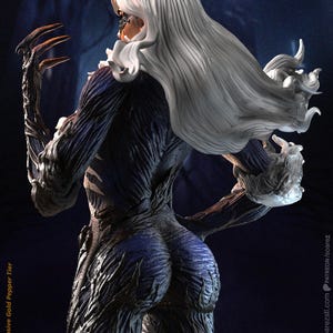 Black Cat — Marvel Comics | 1/8 1/6 Scale Resin Figure | Unpainted or Hand-Painted | 3D Printed Fan Art | Collector Gift image 3
