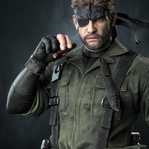Big Boss — Metal Gear | 1/8 1/6 Scale Resin Figure | Unpainted or Hand-Painted | 3D Printed Fan Art | Collector Gift
