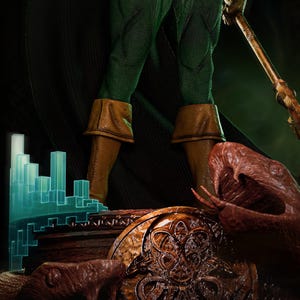 Loki — Marvel Comics | 1/8 1/6 Scale Resin Figure | 3D Printed Fan Art | Unpainted Garage Kit | Collector Statue | Collector Gift bild 10