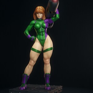 Caitlin Fairchild — DC Comics | 1/8 1/6 Scale Resin Figure | Unpainted or Hand-Painted | 3D Printed Fan Art | Collector Gift image 5