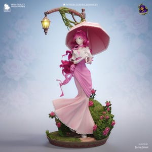 Penelope Eckhart Resin Figure – Villains Are Destined to Die Fan Art Statue (1/8 1/6 Scale) | Collector Gift image 2