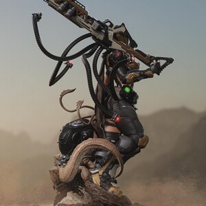 Bilder Kyla | 1/8 bis 1/6 Harz Figur | Unbemalt oder Handbemalt | 3D gedruckte Fan Art | Sammler Geschenk Bild 9