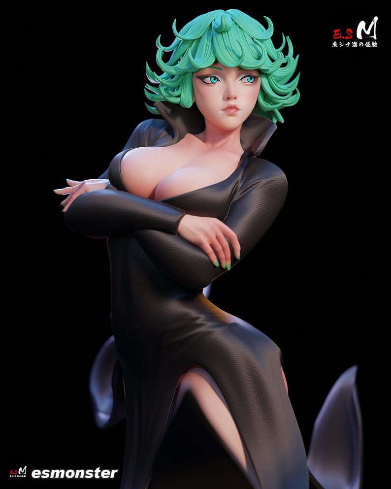 One Punch Man Tatsumaki Resin Figure – 1/8 1/6 Scale 3D Printed Fan Art Kit | Collector Gift image 7