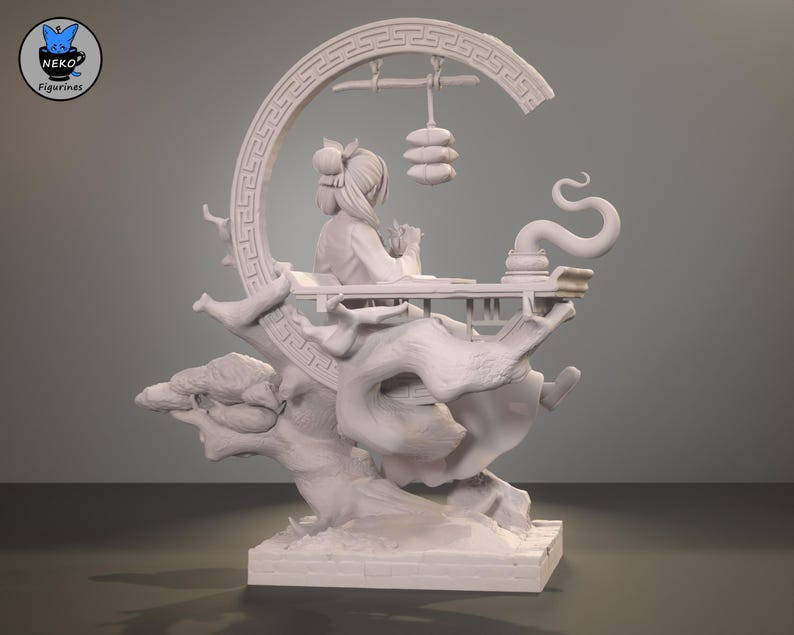 Maomao Apothecary Diaries Resin Figure – 1/8 1/6 Scale 3D Printed Fan Art Statue | Collector Gift image 7