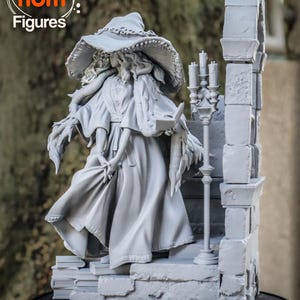 Ranni the Witch — Elden Ring | 1/8 1/6 Scale Resin Figure | Unpainted or Hand-Painted | 3D Printed Fan Art | Collector Gift imagen 3