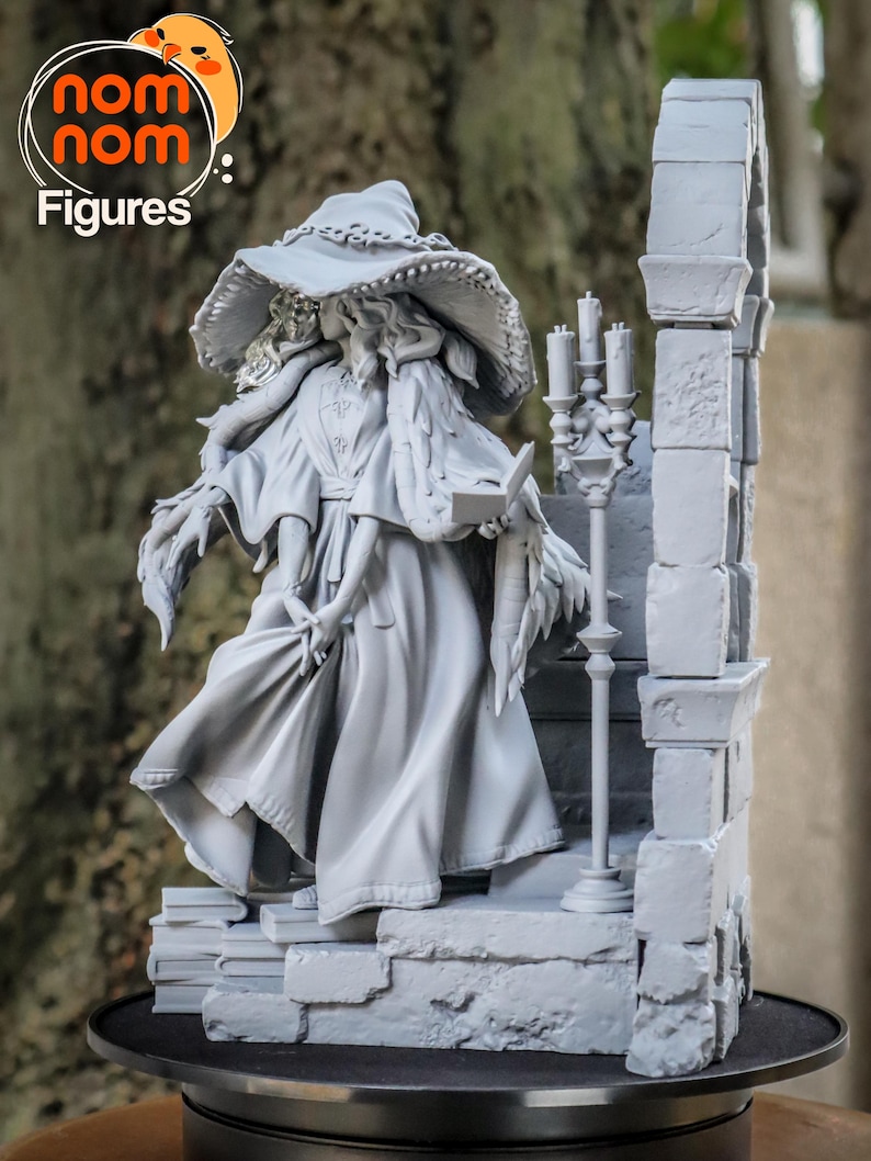Ranni the Witch — Elden Ring | 1/8 1/6 Scale Resin Figure | Unpainted or Hand-Painted | 3D Printed Fan Art | Collector Gift imagen 3