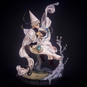 Qifrey — Witch Hat Atelier | 1/8 1/6 Scale Resin Figure | Unpainted or Hand-Painted | 3D Printed Fan Art | Collector Gift