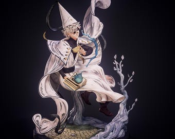 Qifrey — Witch Hat Atelier | 1/8 1/6 Scale Resin Figure | Unpainted or Hand-Painted | 3D Printed Fan Art | Collector Gift