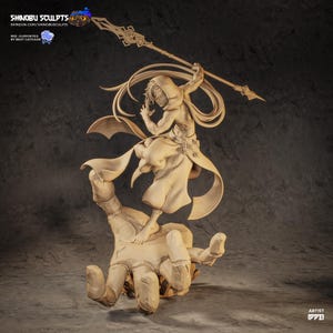 Zhongli — Genshin Impact | 1/8 1/6 Scale Resin Figure | Unpainted or Hand-Painted | 3D Printed Fan Art | Collector Gift image 4