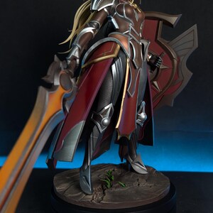 Leona — League of Legends | 1/8 1/6 Scale Resin Figure | Unpainted or Hand-Painted | 3D Printed Fan Art | Collector Gift image 4