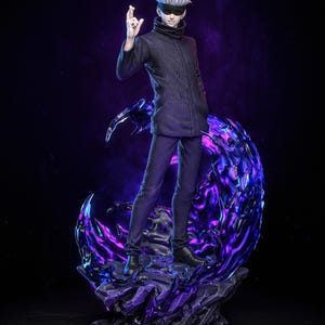 Gojo Satoru Resin Figure – Jujutsu Kaisen Fan Art Statue (1/8, 1/6 Scale) | Collector Gift image 1