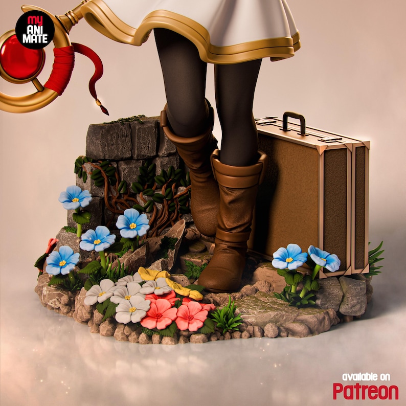 Frieren: Beyond Journey's End Resin Figure – 1/8 1/6 Scale 3D Printed Fan Art Statue | Collector Gift image 6