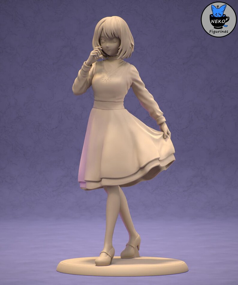 Akane Kurokawa Oshi No Ko Resin Figure – 1/8 1/6 Scale 3D Printed Fan Art Statue | Collector Gift image 6