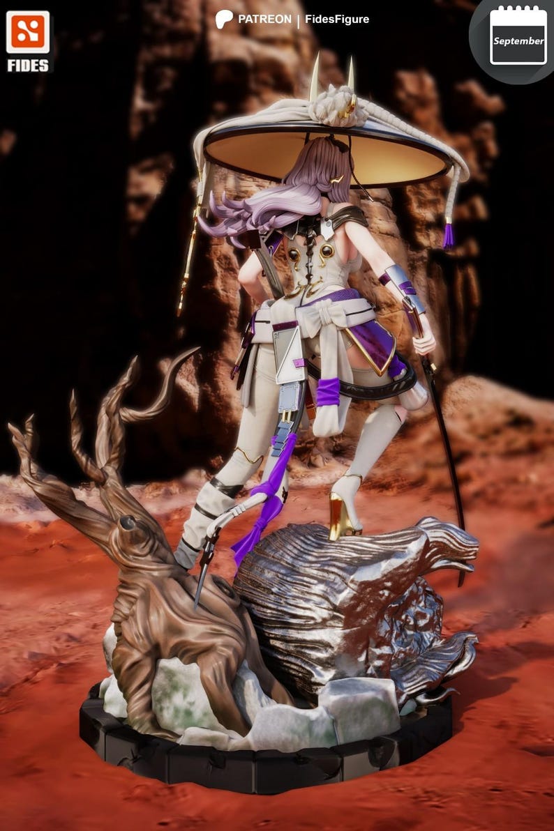 Scarlet Stellar Blade Harzfigur - 1/8 1/6 3D gedruckte Fan Art Statue | Sammler Geschenk Bild 4