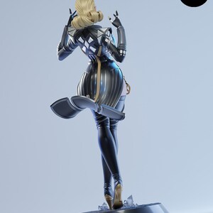 Emma Frost — Marvel | Figurka z żywicy w skali 1/8 1/6 | Fanowska grafika drukowana w 3D | Niepomalowany zestaw garażowy | Figurka kolekcjonerska | Prezent dla kolekcjonera zdjęcie 7