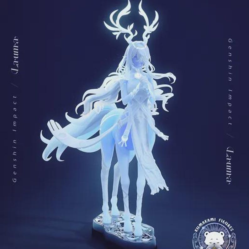 Lauma Deer Form — Genshin Impact | 1/8 1/6 Scale Resin Figure | Unpainted or Hand-Painted | 3D Printed Fan Art | Collector Gift image 10