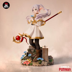 Frieren: Beyond Journey's End Resin Figure – 1/8 1/6 Scale 3D Printed Fan Art Statue | Collector Gift image 7