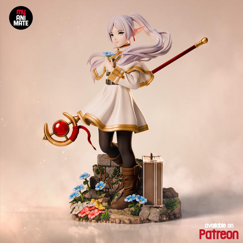 Frieren: Beyond Journey's End Resin Figure – 1/8 1/6 Scale 3D Printed Fan Art Statue | Collector Gift image 7