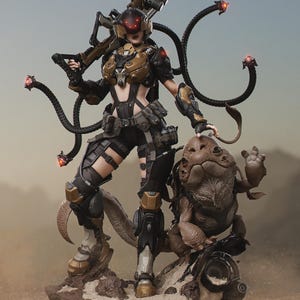 Bilder Kyla | 1/8 bis 1/6 Harz Figur | Unbemalt oder Handbemalt | 3D gedruckte Fan Art | Sammler Geschenk Bild 1
