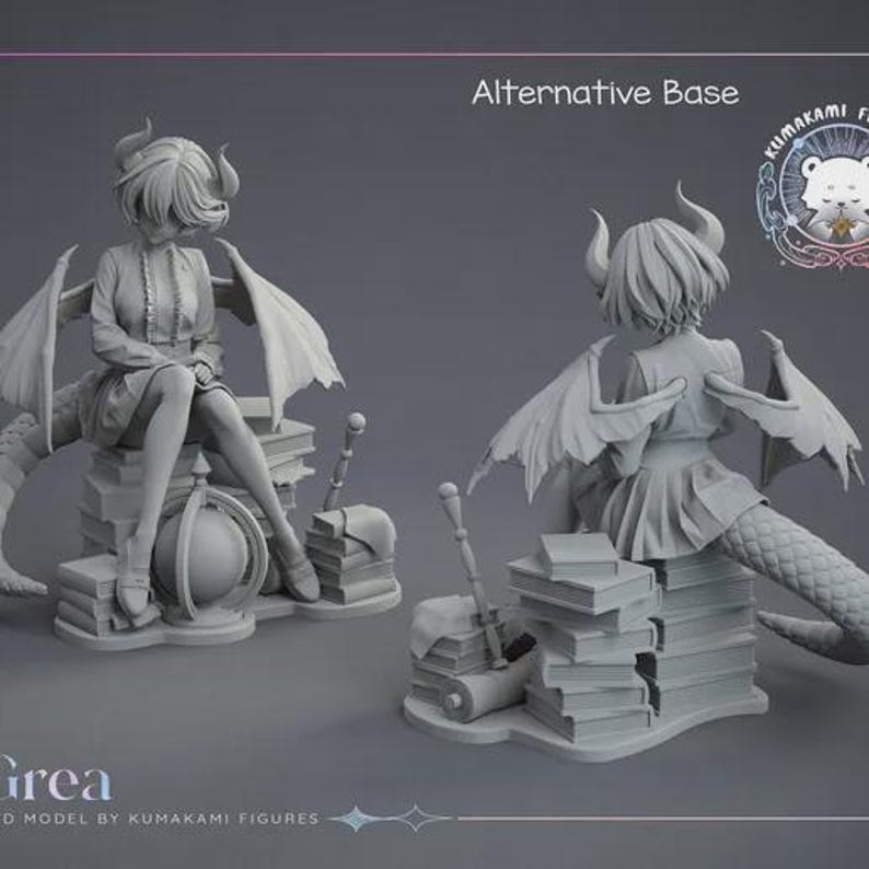 Grea — Granblue Fantasy | 1/8 1/6 Scale Resin Figure | Unpainted or Hand-Painted | 3D Printed Fan Art | Collector Gift image 4