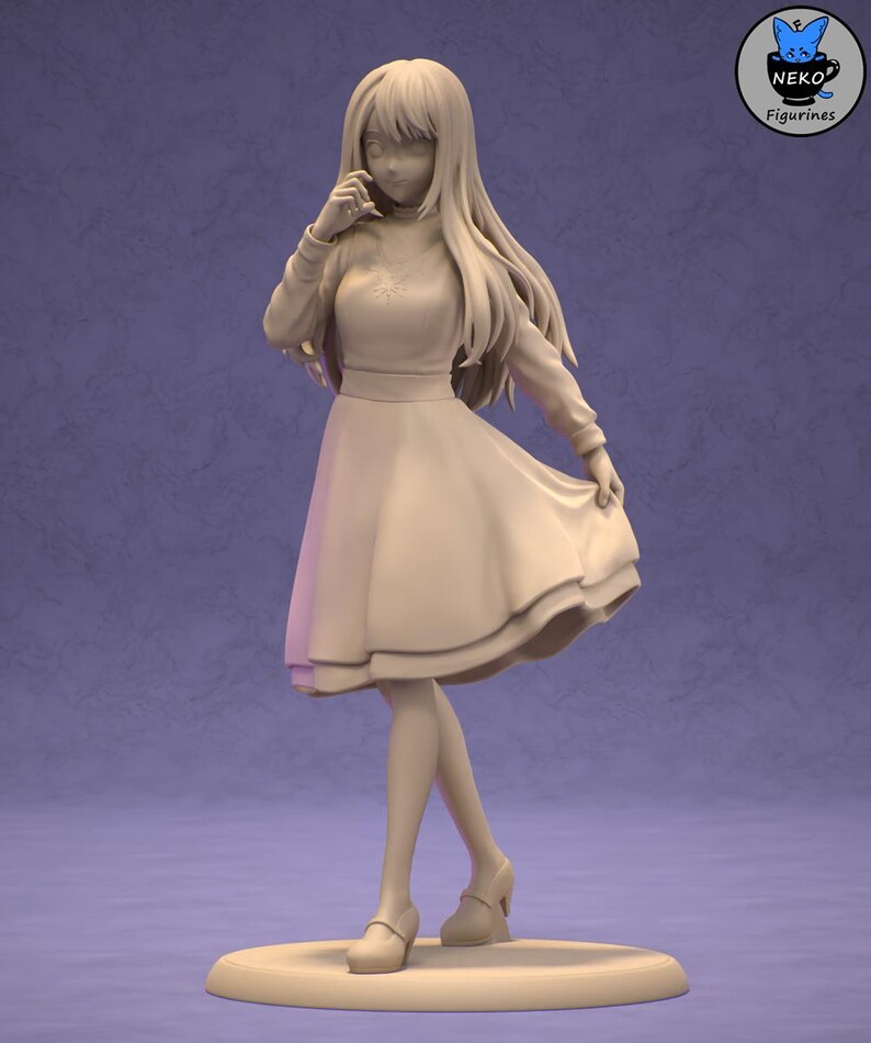 Akane Kurokawa Oshi No Ko Resin Figure – 1/8 1/6 Scale 3D Printed Fan Art Statue | Collector Gift image 9