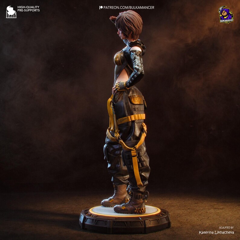 Lily Stellar Blade Resin Figure – 1/8 1/6 Scale 3D Printed Fan Art Statue | Collector Gift image 4