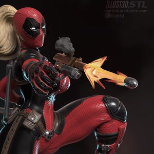 Deadpool — Marvel | 1/8 1/6 Scale Resin Figure | Unpainted or Hand-Painted | 3D Printed Fan Art | Collector Gift image 5