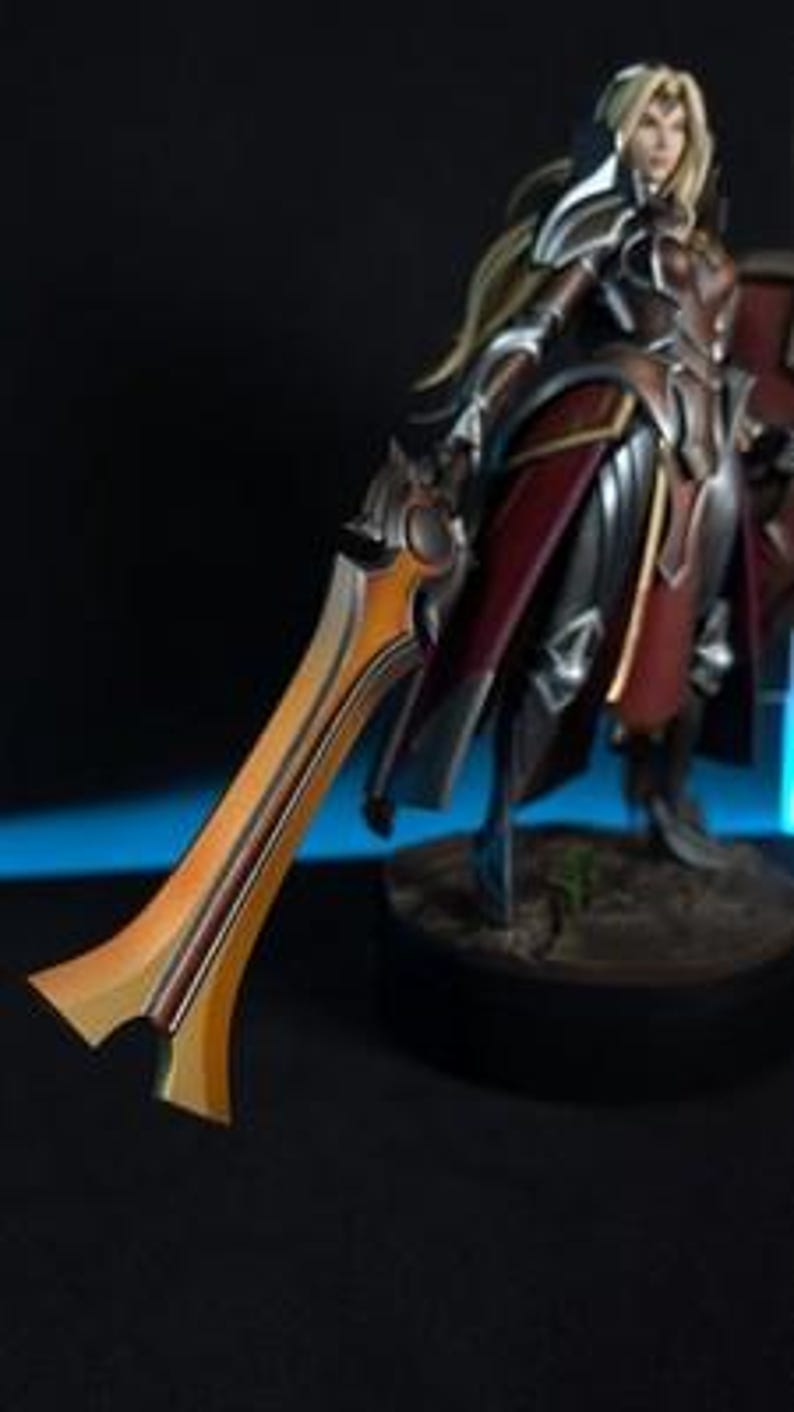 Leona League of Legends Resin Figure – 1/8 1/6 Scale Fan Art Statue | Collector Gift afbeelding 6