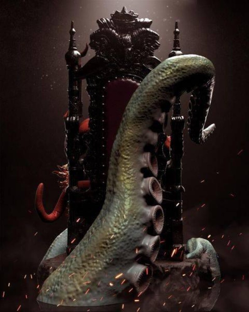 Hellboy Resin Figure – 1/8 1/6 Scale 3D Printed Fan Art Statue | Collector Gift image 4