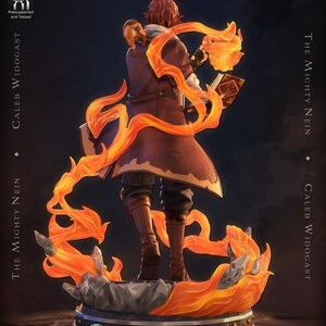 Figura de Caleb Widogast de Critical Role – Estátua em resina na escala 1/8/1/6 (sem pintura) | Presente para colecionadores imagem 5