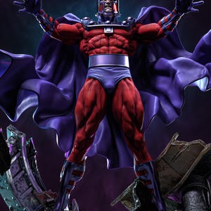 Magneto | 1/8 1/6 Scale Resin Figure | Unpainted or Hand-Painted | 3D Printed Fan Art | Collector Gift image 5