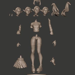 Frieren: Beyond Journey's End Resin Figure – 1/8 1/6 Scale 3D Printed Fan Art Statue | Collector Gift image 7