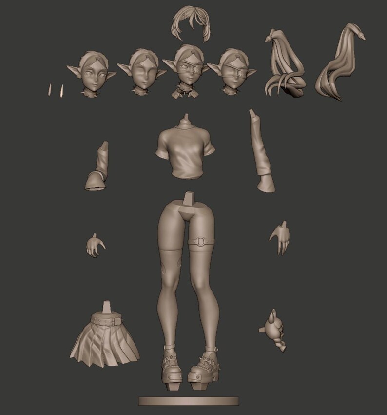 Frieren: Beyond Journey's End Resin Figure – 1/8 1/6 Scale 3D Printed Fan Art Statue | Collector Gift image 7