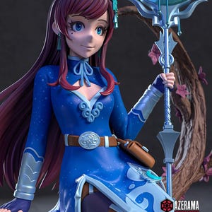 Aoi Haruka Original Character | 1/8 1/6 Scale Resin Figure | Unpainted or Hand-Painted | 3D Printed Fan Art | Collector Gift image 3