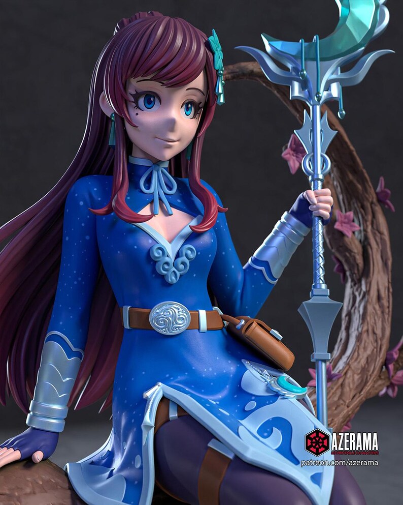Aoi Haruka Original Character | 1/8 1/6 Scale Resin Figure | Unpainted or Hand-Painted | 3D Printed Fan Art | Collector Gift image 3