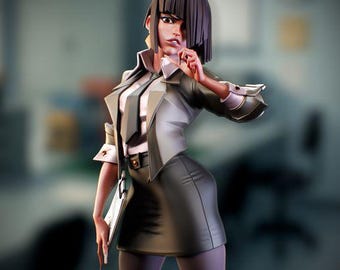 Agent Karen — Unbreadable | 1/8 1/6 Scale Resin Figure | Unpainted or Hand-Painted | 3D Printed Fan Art | Collector Gift