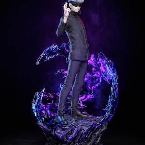 Gojo Satoru Resin Figure – Jujutsu Kaisen Fan Art Statue (1/8, 1/6 Scale) | Collector Gift image 2