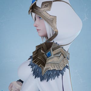 Ashe — League of Legends | 1/8 bis 1/6 Harz Figur | Unbemalt oder Handbemalt | 3D gedruckte Fan Art | Sammler Geschenk Bild 3