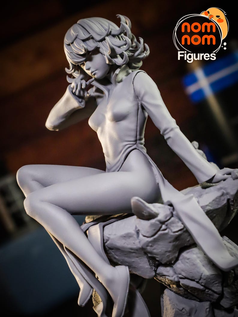 Atsu One-Punch Man Resin Figure – 1/8 1/6 Scale 3D Printed Fan Art Statue | Collector Gift image 5