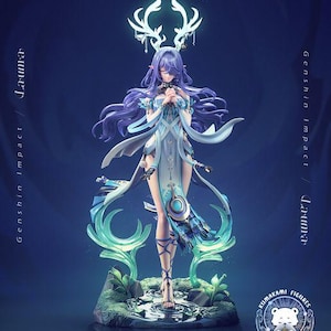 Lauma — Genshin Impact | 1/8 1/6 Scale Resin Figure | Unpainted or Hand-Painted | 3D Printed Fan Art | Collector Gift image 3