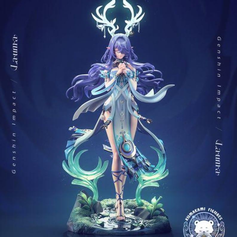 Lauma — Genshin Impact | 1/8 1/6 Scale Resin Figure | Unpainted or Hand-Painted | 3D Printed Fan Art | Collector Gift image 3